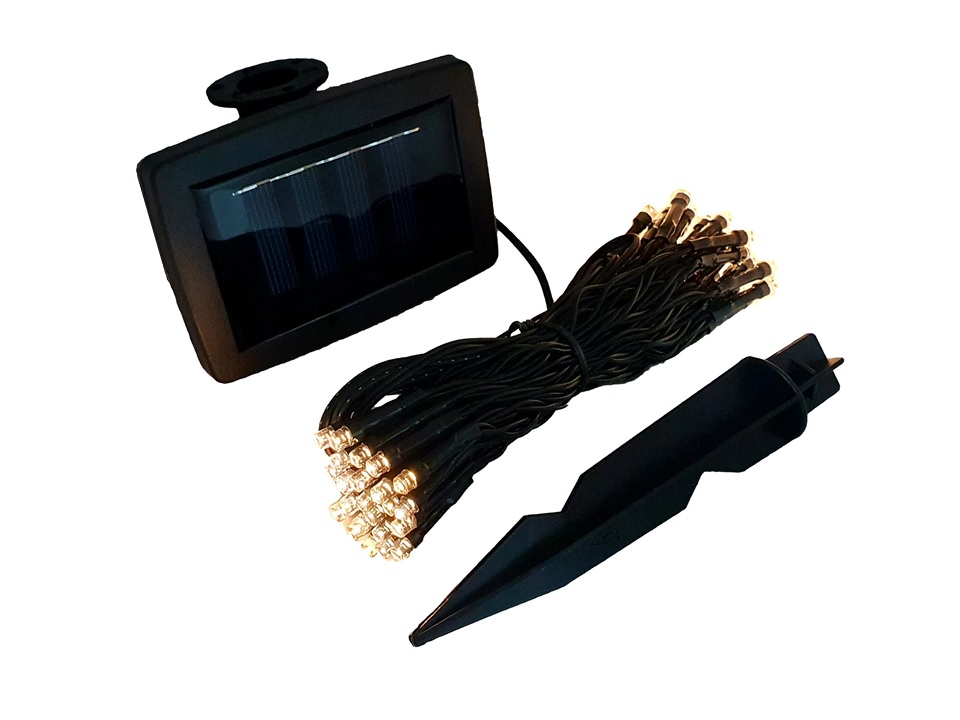 שרשרת סולארית 50 נורות לד דו-מצבית