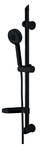 מוט מקלחת איכותי דגם דרור 417 שחור מט