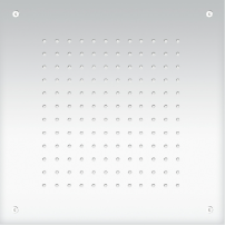 ראש גשם נירוסטה מרובע שקוע בתקרה 500/500 מ"מ דגם 652 ניקל  