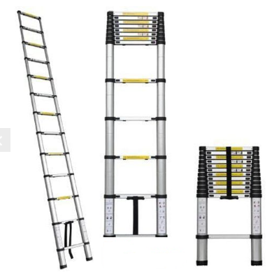 סולם טלסקופי 3.2 מ' נשען מתקפל דגם KR-3.2X