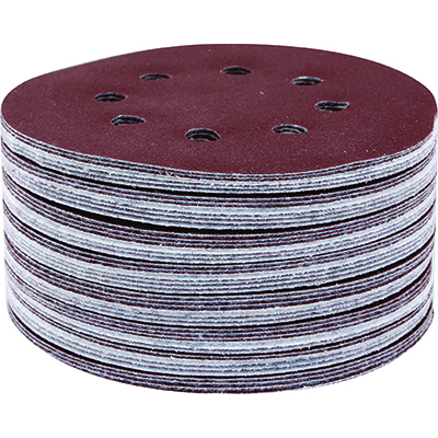 מארז 50 ניירות לטש 4.5" עם חורים גרעין 220 GPT