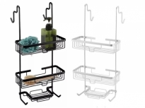 מדף תליה דו קומתי למקלחון - טורינו מט