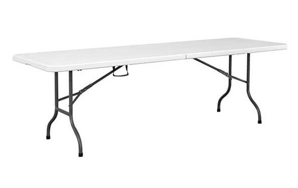 שולחן מתקפל מחוזק - 2.40 מ'