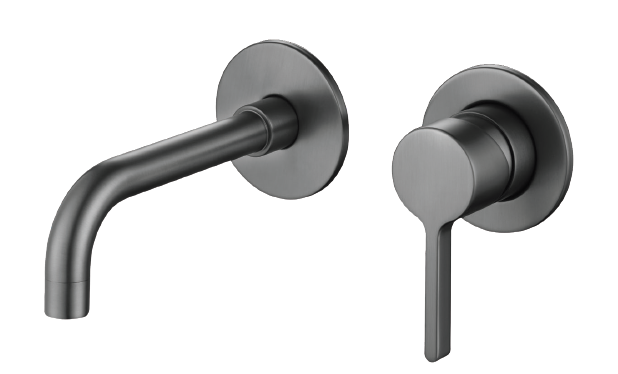 ברז ופיה מהקיר דגם 83587 גרפיט 