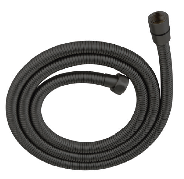 צינור פי-וי-סי גמיש למקלחת - 1.5 מטר גרפיט דגם H116
