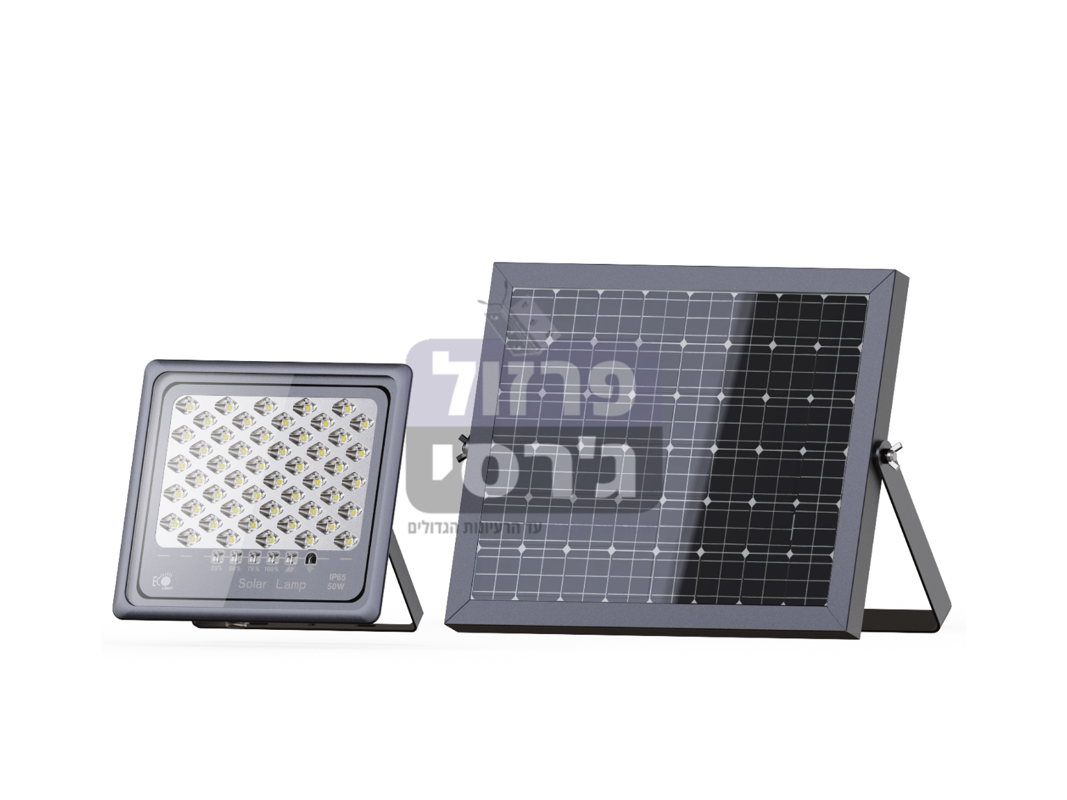 פנס הצפה סולארי עם שלט 200W מסדרת HELIO 